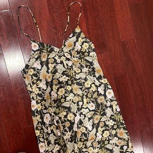 Maxi pastel floral dress